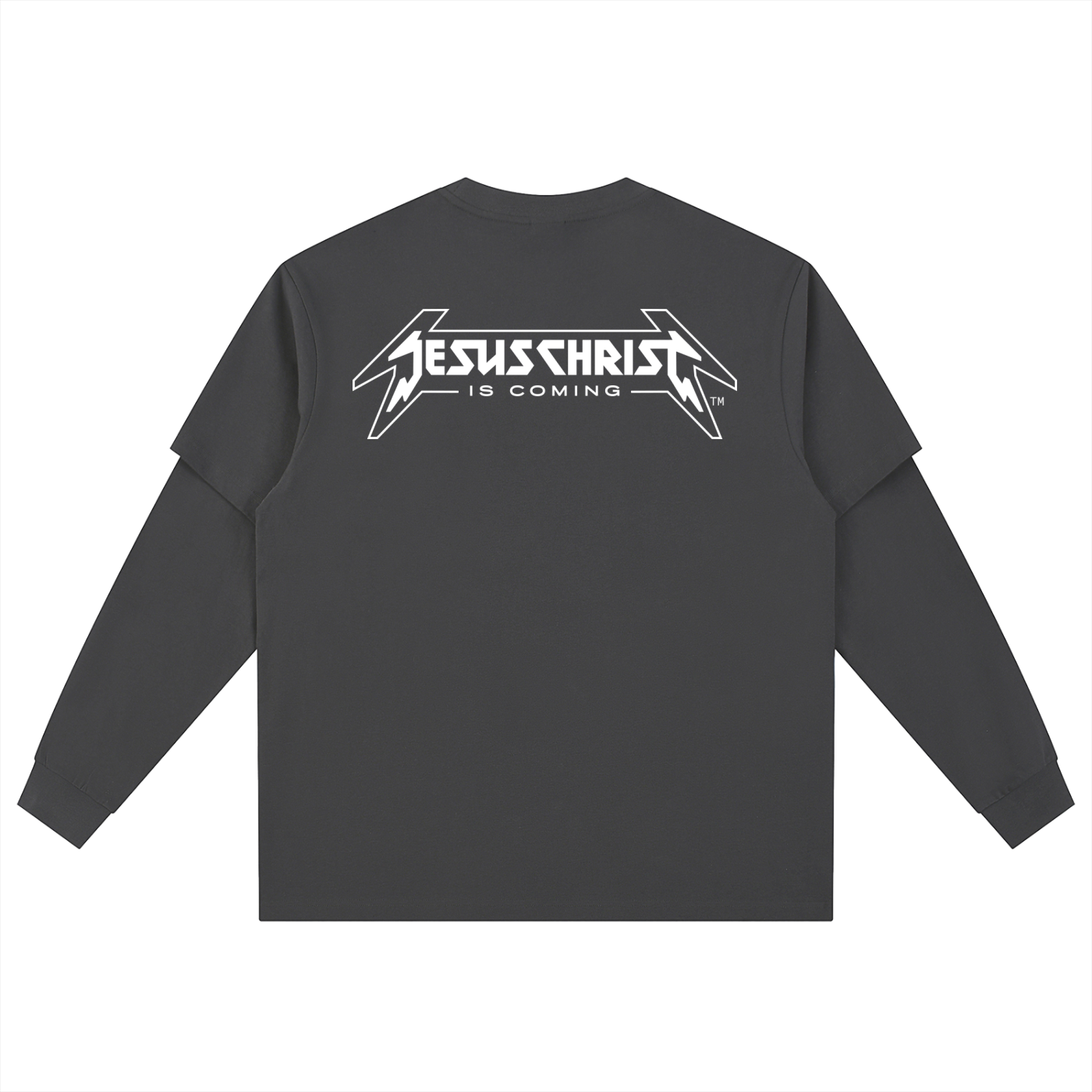 Layered Long Sleeve Oversized Tee