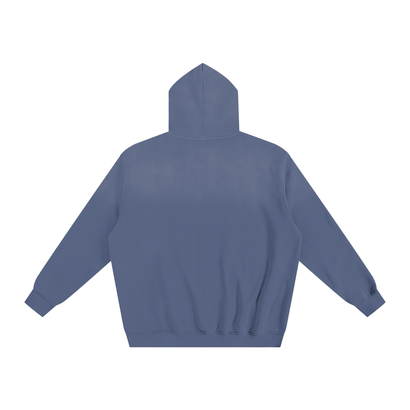 Logo White Sunfade Fleeced Hoodie