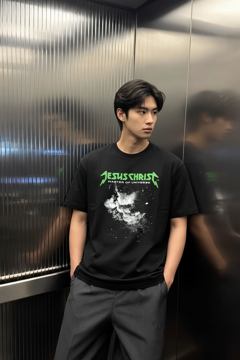 Jesus Master of Universe - Cotton T-Shirt