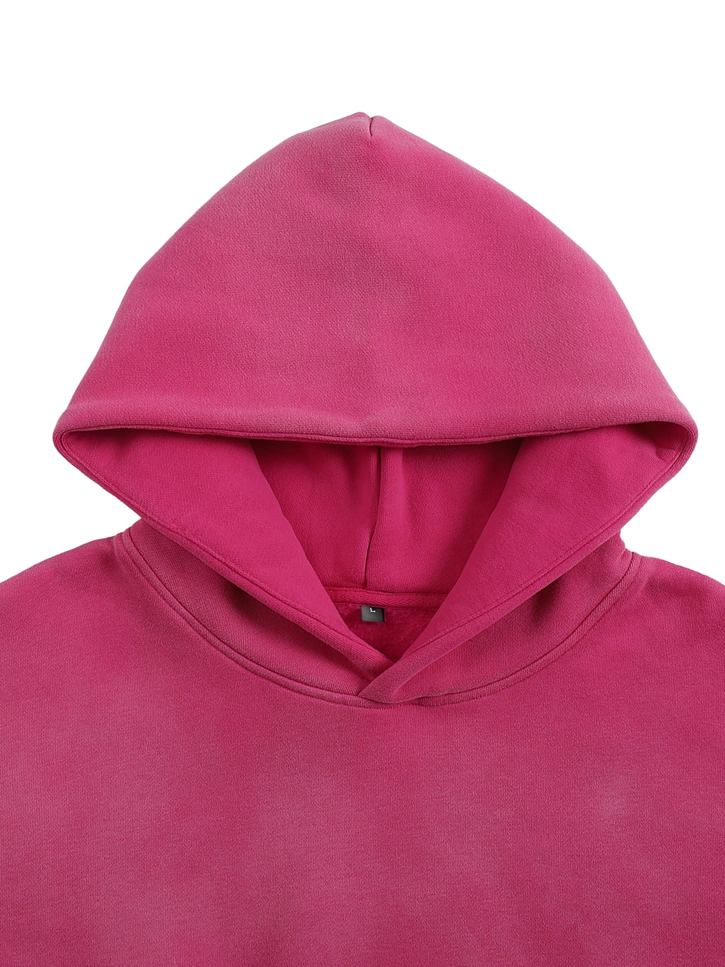Logo White Sunfade Fleeced Hoodie